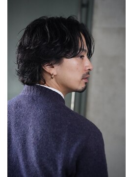 オルト(Altn) 大人の波巻きツイストスパイラルパーマミディアムロングメンズ