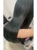 ウルア 三鷹店(ULUA)&nbsp;ブルーブラック 髪質改善ケアストレート