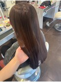 艶ブラウンロングストレート