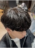 校則厳しい人におすすめ！緩めシャドウパーマ