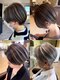 EARTH coiffure beaute 諏訪店の写真/諏訪★白髪は隠さずにぼかす！キレイに魅せるグレイカラーで艶のある美髪に♪ダメージレスで綺麗をキープ◎