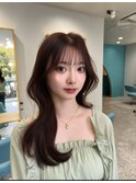 顔周りカット/前髪/韓国へア/髪質改善/熊本韓国/熊本／上通り
