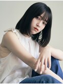 20代30代40代◎切りっぱなしボブ/地毛風カラー/ストレート赤羽