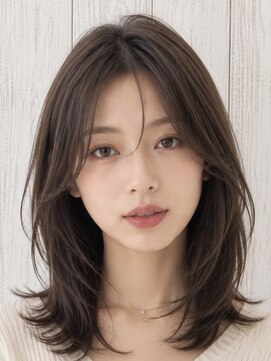アース 土気あすみが丘店(HAIR&MAKE EARTH) ミディアムレイヤー