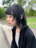 スウド(Swd)&nbsp;切りっぱなしボブ&ウルフレイヤー/グラデーションカラー