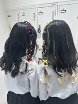 ユニークバイケンジ 町田(unique KENJE)&nbsp;文化祭ヘア/編みたらし