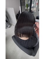 エン 久安(en.)&nbsp;面のツヤが映えるコンパクトボブ