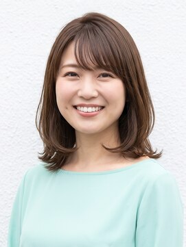 と和 巣鴨 【30代】ナチュラル外ハネミディアムボブ×くびれシルエット