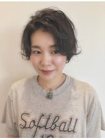 エルサロン 大阪店(ELLE salon) カジュアルモード×ショートボブ