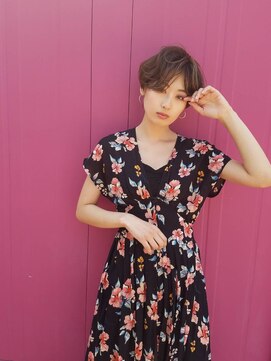 ココロヘアー 住吉店(Cocolo hair) 長めバングと透け感で叶えるフレンチムード