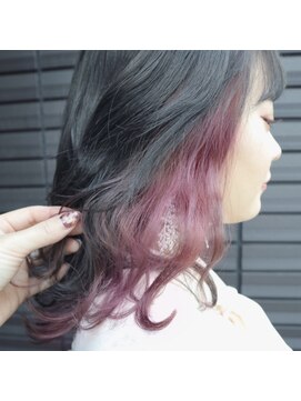 ノル(nol hair&spa) アッシュカラー×インナーカラー