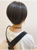 【morio熊本】 10代人気☆シンプル耳かけマッシュショート.k