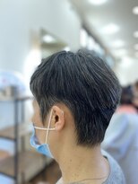 ヘアーミックス ニット(hair mix nitt) グレイベリーショート