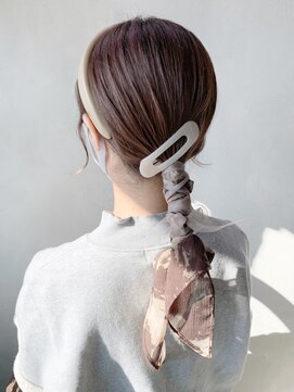 アイティーバイアルバム 八王子店(IT by ALBUM) アプリコットオレンジ似合わせカットメルティカラー_ba318121