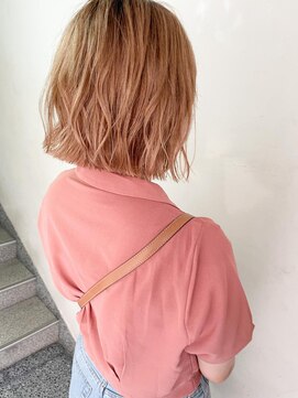 キャンバス バイ ネオリーブ 横浜西口(Canvas by neo.) 大人可愛い切りっぱなしボブ ゆるふわボブ20代30代40代