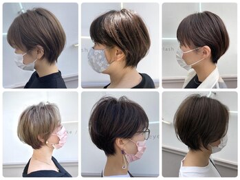 リズ 都島店(Lis)の写真/【都島駅5分/半個室SALON】ショートヘアはお任せ下さい!高いカット技術であなたに似合う最旬STYLEをご提案!