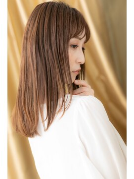 カバーヘア ブリス 志木南口駅前店(COVER HAIR bliss) シルキーベージュ美髪前下がりレイヤーロングZ志木30代40代50代