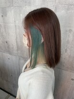 アンダーバーホワイト 浜松店(_WHITE) グリーンインナーカラー m