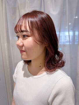 ナビバイケンジ(NaVI by KENJE) ブリーチなし濃いめレッドカラー