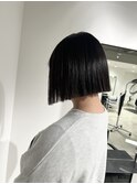 切りっぱなしボブ