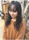 クセ毛風パーマ