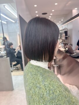 ロンドシエル 横浜(Lond ciel) タッセルボブ×ショコラアッシュ【横浜】あべもえる