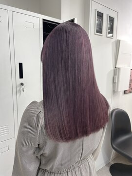 ペレ 渋谷(PELE) 切りっぱなしボブ/エアリーロング/美髪/ピンクブラウン/渋谷