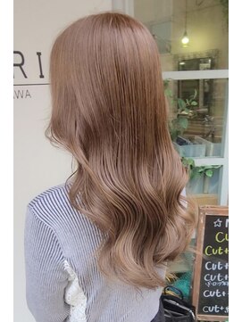 ヘアーズベリー 淡路店(hairs BERRY) ★BERRYシアーカラー抜け感巻き髪シフォンベージュレイヤー艶髪