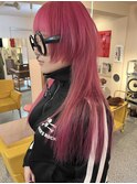 【PINK×ロングレイヤーウルフ】