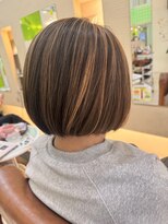 ヘアーデザイン ラクーナ(hair design La cuna) ハイライト/ ボブ