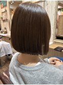 コンパクトボブ×プレミアム縮毛矯正