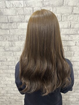 イリエヘア 川口(irier hair) ブリーチ無しのダブルカラー☆ミルクティーベージュ