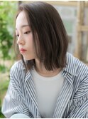 ★アシンメトリーくびれヘア切りっぱなしボブディ20代30代★1