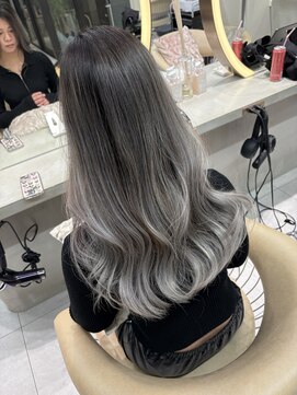 ロンドルピナス 小倉(Lond Lupinus) ブルーブラック/ワイドバング/美髪のススメ/外ハネボブ/髪質改善