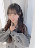 えみるちゃん前髪/ハーフツイン