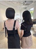 姉妹でキッズカット