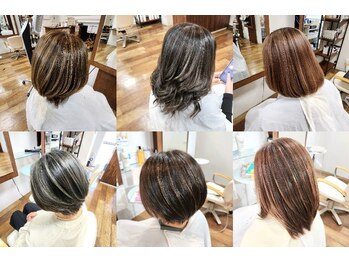 ジーウィズヘアー(G-with hair)の写真/白髪ぼかしとハイライトカラーで、あなたの美しさを最大限に引き出す！あなたの理想を叶えます☆