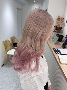 ベレーザ 渋谷神南(Beleza) 16259ブリーチ＆ダブルカラー渋谷エンドカラーラウンドバング