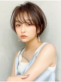 大人可愛いひし形ショートボブ【浦和】