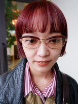 オーオ シカシカ(OOO YY)&nbsp;似合わせミニボブとボルドーカラー