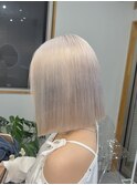 ブリーチ2～3回　ホワイトカラー