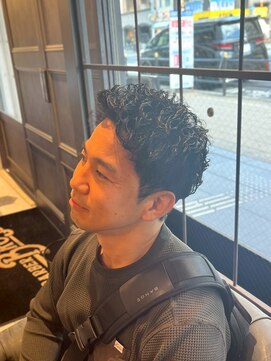 バーバーブロス 長堀店(BARBER BROS) 【BarBerBROS】メンズパーマ 清潔感爽やかスタイル