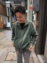 ハイセンス(HISENSE)&nbsp;メンズカットピンパーマスパイキーショートメンズショート【GIA