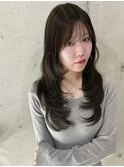 ハッシュカット/髪質改善カラー/韓国レイヤーカット