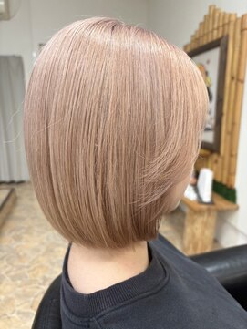 ヘア スペース ファウル(hair space FAUL) 初ブリーチ♪