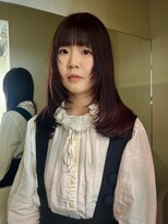 ユーリ(JUURI)&nbsp;韓国レイヤー/春色ハイトーン/透明感カラー/チェリーピンク