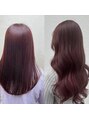 シュリット 溝の口(schritt) ブリーチなしピンク*溝の口でブリーチなしダブルカラー