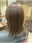 大人ボブ大人ショートボブ切りっぱなしボブ前髪あり前下がりボブ