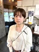 ファスナー(fustener)&nbsp;マッシュショート×アッシュブラウン