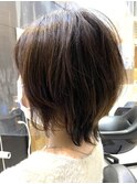 ダークパープル/ナチュラルショート/ミルクブラウン/韓国/松戸駅